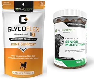 Glycoflex 3: пищевая добавка для поддержания здоровья суставов у собак весом более 18 кг Vetriscience