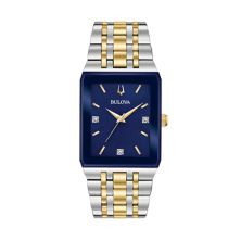 Двухцветные мужские часы Bulova с бриллиантовым акцентом — 98D154 Bulova