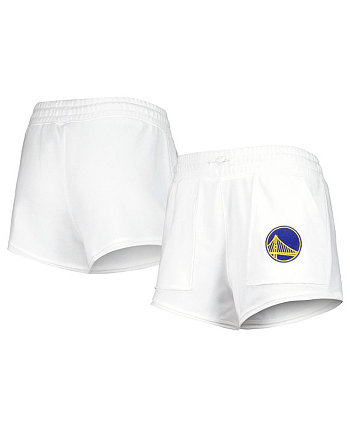 Женские белые шорты Golden State Warriors Sunray Concepts Sport
