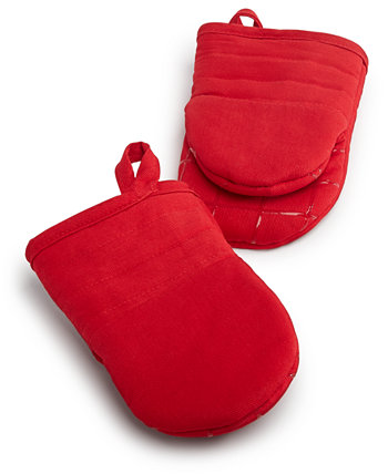 Ядро 2 шт. Комплект хлопковых красных мини-рукавиц, созданный для Macy's The Cellar