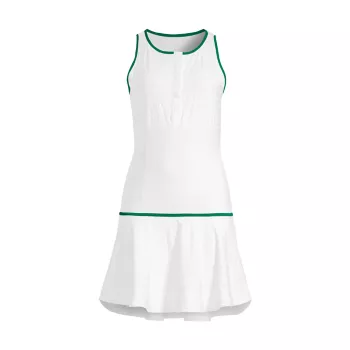 Кружевное теннисное платье с пуговицами спереди L'Etoile Sport