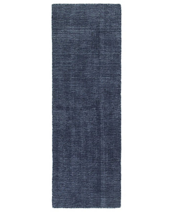 Lauderdale LDD01-17 Синий коврик для дорожки размером 2 x 6 футов Kaleen