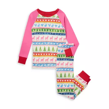 Праздничные пижамы для маленьких девочек и девочек Hatley