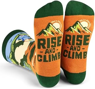 Lavley Funny Socks for Outdoor Activities Lovers and More - Novelty Gifts for Men, Women, and Teens Lavley