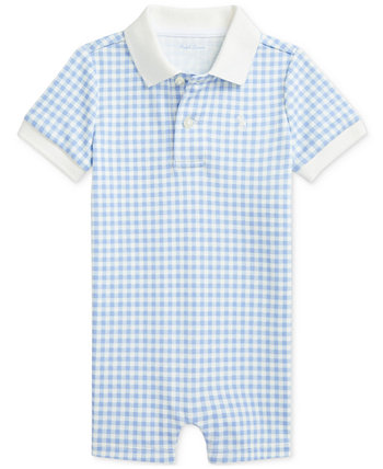 Baby Cotton Gingham Romper Polo Ralph Lauren