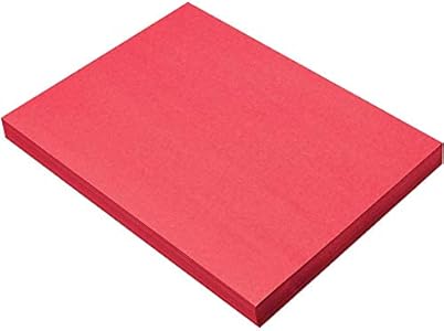 Prang (Formerly SunWorks) Construction Paper, Holiday Red, 9" x 12", 100 Sheets Prang