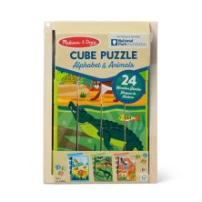 Melissa & Doug National Parks Alphabet & Animals 24-Piece Cube Puzzle Melissa & Doug