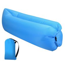 Надувной диван-кровать с воздушным шезлонгом, ленивая кровать с портативной сумкой-органайзером Eggracks By Global Phoenix