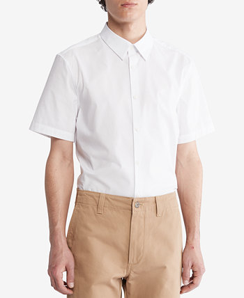 Мужская рубашка Slim-Fit Stretch Solid Calvin Klein