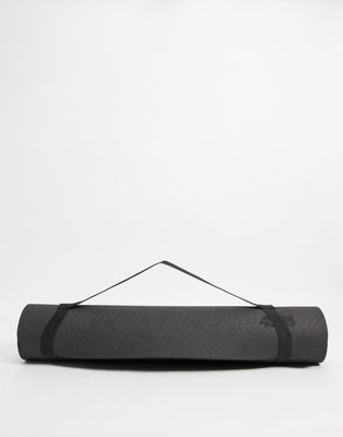Черный коврик для йоги ASOS 4505 с ремнем для переноски ASOS 4505