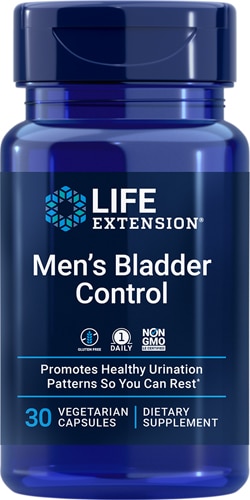 Life Extension Мужское средство для контроля мочевого пузыря — 30 вегетарианских капсул Life Extension