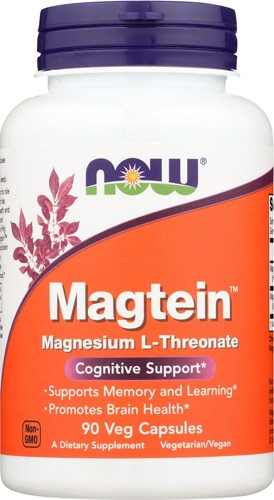 Magtein - 90 вегетарианских капсул - NOW Foods NOW Foods