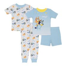 Пижамный комплект с топами и низами Disney Bluey Stars для малышей для мальчиков Disney