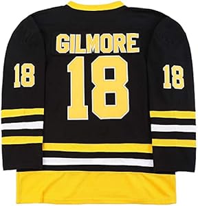 Boston Happy Gilmore #18 Adam Sandler 1996 Movie Ice Hockey Jersey Stitched Letters and Numbers S-XXXL YWIES