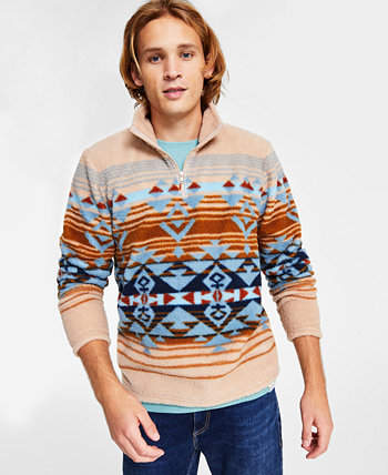 Мужской свитер Desert Snow Sherpa, созданный для Macy's Sun & Stone