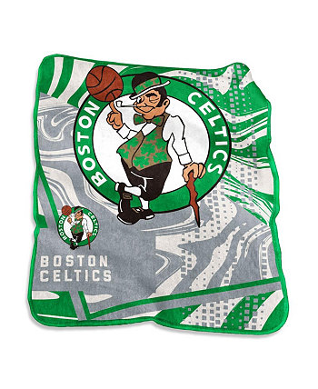 Одеяло Boston Celtics с завитками Raschel размером 50 x 60 дюймов Logo Brand