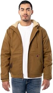 Wrangler Men's Sherpa Lined Workwear Jacket Wrangler