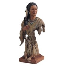 FC Design 12&#34;H Indian Woman Bust Statue Native American Decoration Figurine Sculpture F.C Design