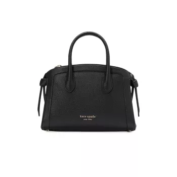 Миниатюрная сумка-портфель Knott из шагреневой кожи Kate Spade New York