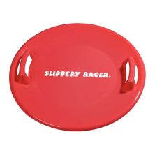 Slippery Racer Downhill Pro Взрослые и детские пластиковые тарелки для снега, красные Slippery Racer