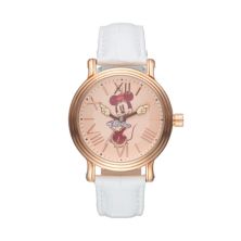 Женские кожаные часы Disney's Minnie Mouse Disney