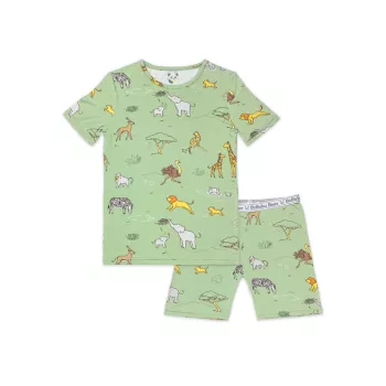 Baby Boy's, Little Boy's &amp; Пижамный комплект с шортами Savannah для мальчика Bellabu Bear