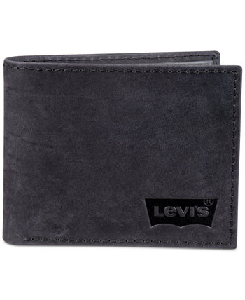 Мужской тонкий бумажник RFID повышенной емкости с разделителем купюр Levi's®