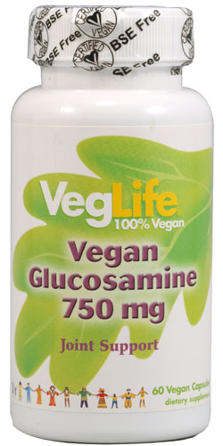 Веганский глюкозамин VegLife — 750 мг — 60 веганских капсул VegLife