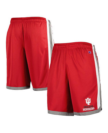 Мужские баскетбольные шорты Indiana Hoosiers малинового цвета Champion