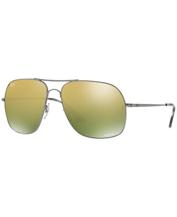Polarized Sunglasses, RB3587 CHROMANCE Ray-Ban