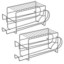 Металлический двухуровневый диспенсер для хранения банок с газировкой, газировкой и едой mDesign MDesign
