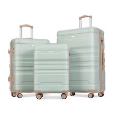 Merax 3-piece Hardside Spinner Luggage Set Merax