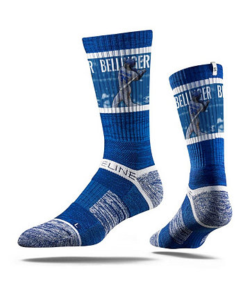 Молодежные носки для мальчиков и девочек Cody Bellinger Los Angeles Dodgers Premium Player Crew Socks Strideline