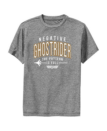 Boy's Top Gun Negative Ghost Rider the Pattern Is Full  Child Performance Tee Paramount Pictures