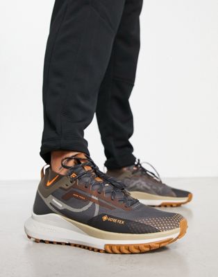  Мужские кроссовки Nike React Pegasus Trail 4 GORE-TEX в коричневом цвете Nike