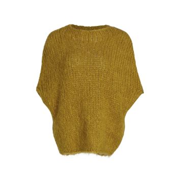 Slouchy Boucle-Knit Sweater Fabiana Filippi