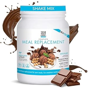 Yes You Can! Complete Meal Replacement - 15 Servings (Порции), 20g of Protein, 0g Added Sugars, 21 Vitamins and Minerals - All-in-One Nutritious Meal Replacement Shake (Chocolate) Yes You Can!