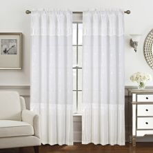 Priscilla Embroidered Panel With Double Valance RT Design