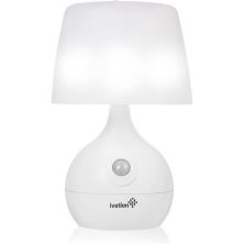 Ivation 12-LED Battery Powered Lamp, Motion Sensing Table Lamp w/Dual Color Range Ivation