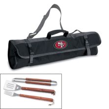 Пикник Тайм Сан-Франциско 49ers 4-шт. Набор Tote для барбекю Picnic Time