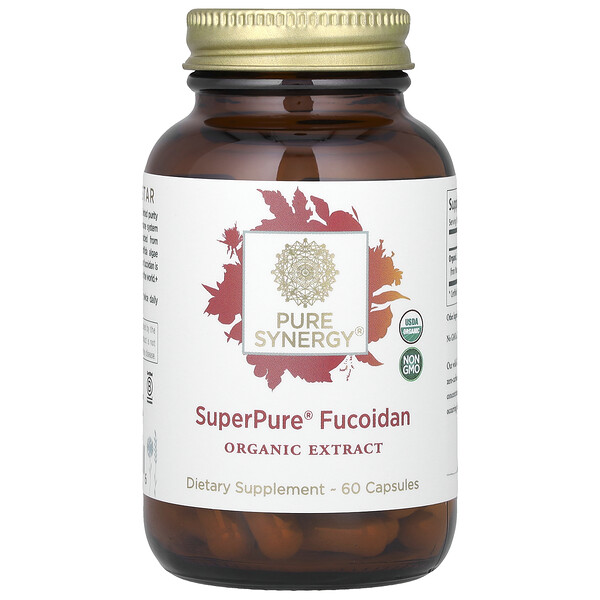 SuperPure Fucoidan - 60 капсул - Pure Synergy - Водоросли Pure Synergy