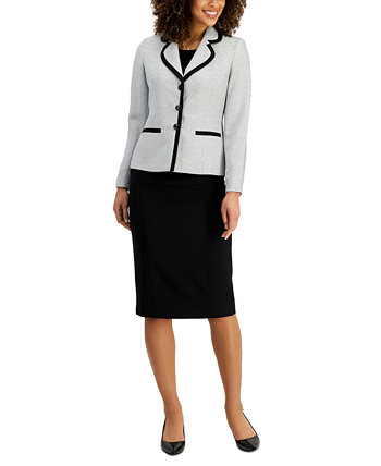 Женский костюм с контрастной юбкой, обычные и миниатюрные размеры Le Suit