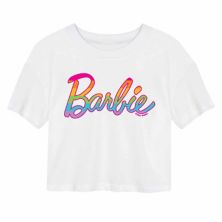Укороченная футболка с логотипом Barbie Rainbow для юниоров Barbie