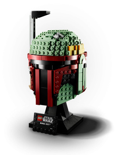 LEGO Star Wars Boba Fett Helmet 75277 Building Kit, крутой, коллекционный набор для сборки персонажа из «Звездных войн» (625 деталей) Lego
