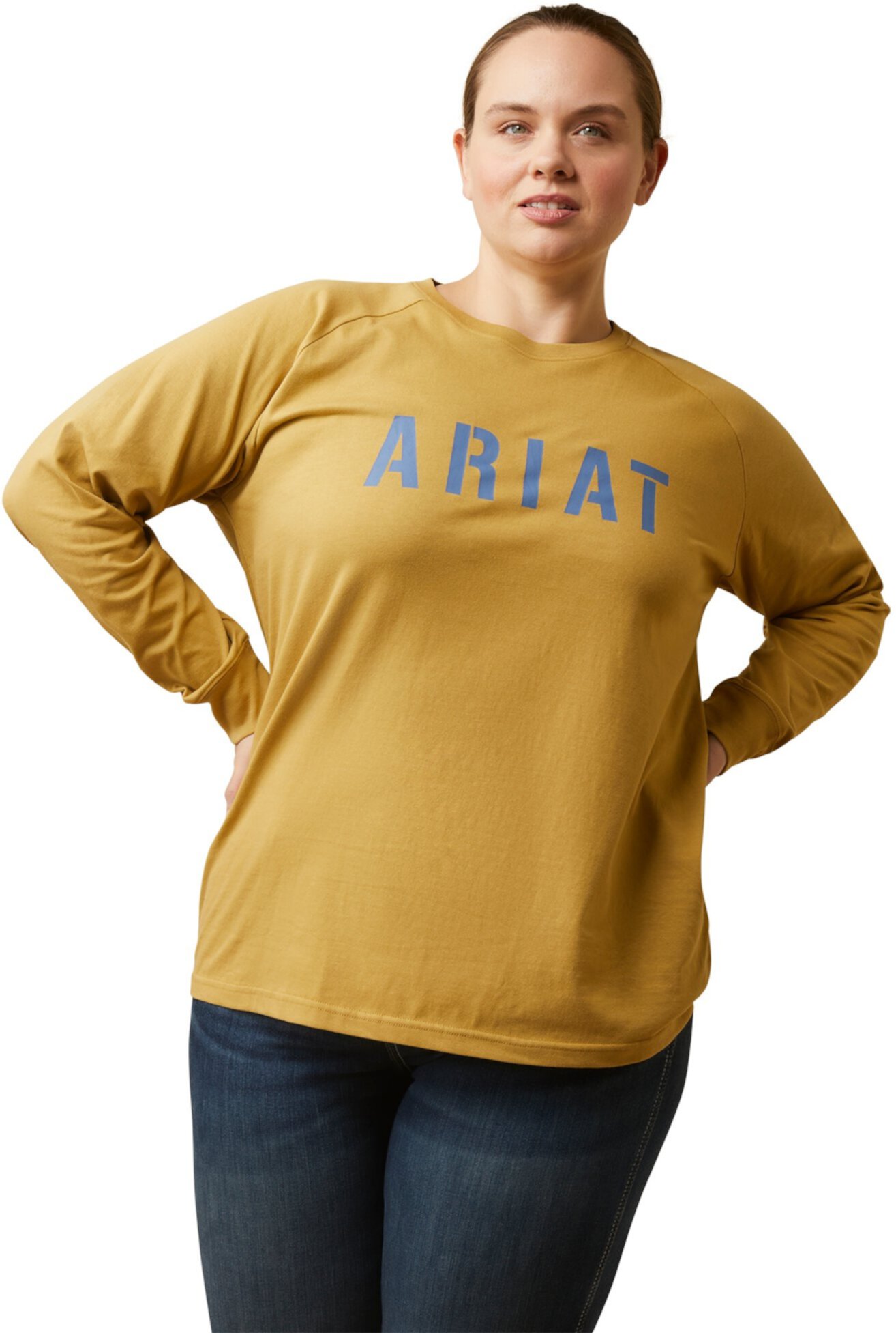 Хлопковая футболка Rebar Strong Block Ariat