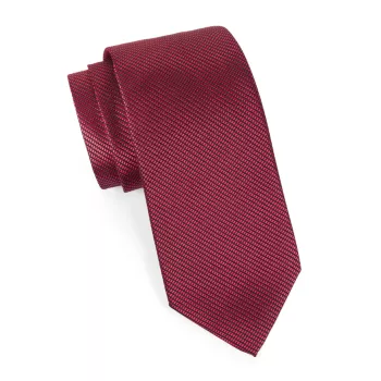 Фактурный шелковый галстук ISAIA