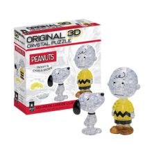 BePuzzled Peanuts Снупи и Чарли Браун 3D Хрустальная головоломка BePuzzled