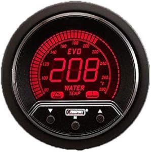 Prosport 52mm Premium Evo Electrical Water Temperature Gauge ProSPORT