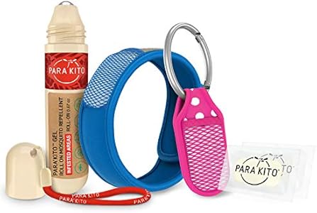 PARA'KITO Mosquito Repellent Bundle - 1 Roll-on | 1 Wristband | 1 Clip (Roll-on + Black + Sage) PARA'KITO