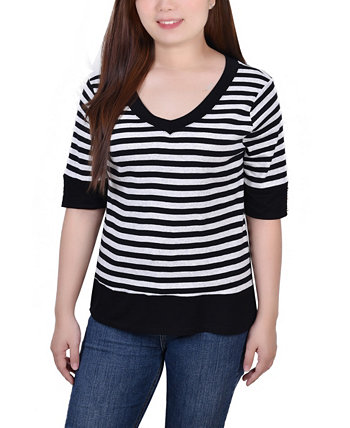 Women's Elbow Sleeve Top NY Collection